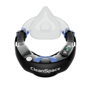 Maschera CleanSpace autoventilata con visiera panoramica e filtri P3