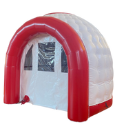 •	FEVI-Gloo inflatable pressurized sandblasting chamber with 14 m³/min dust extractor