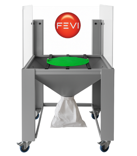 Dry ice blasting station FEVI – zero residue cryogenic cleaning setup