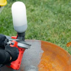 Sabbiatrice portatile elettrica BLSTR sander® trattamento rugginerattamento 2